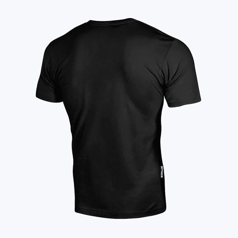 Мъжка тениска Octagon Small Logo black/gold 2