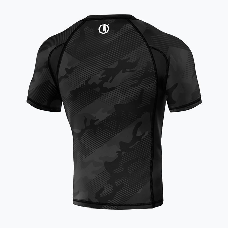 Мъжки рашгард Octagon Legion Premium black line camo 2