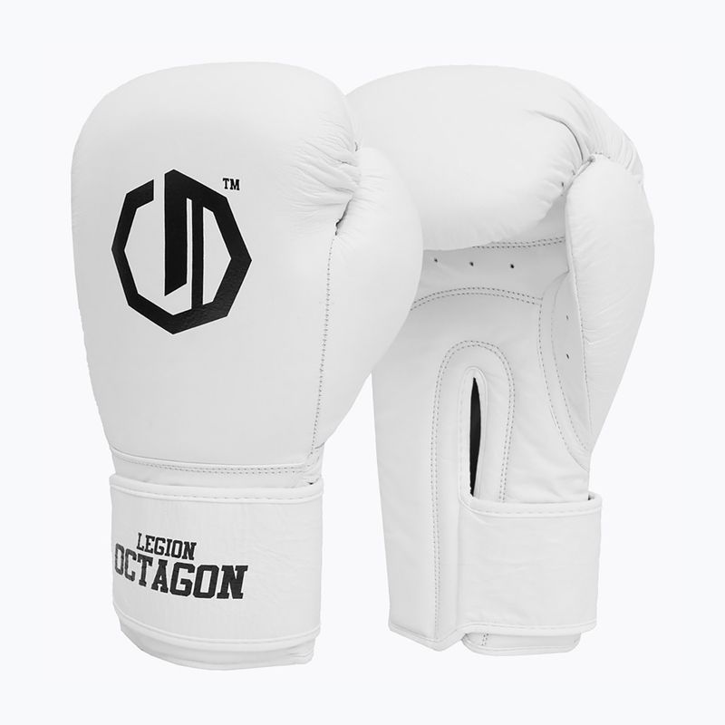 Боксови ръкавици Octagon Legion Authority white 2