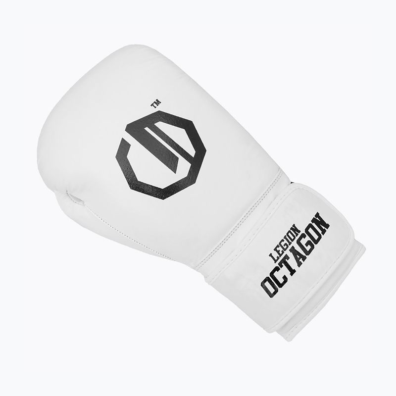 Боксови ръкавици Octagon Legion Authority white 3