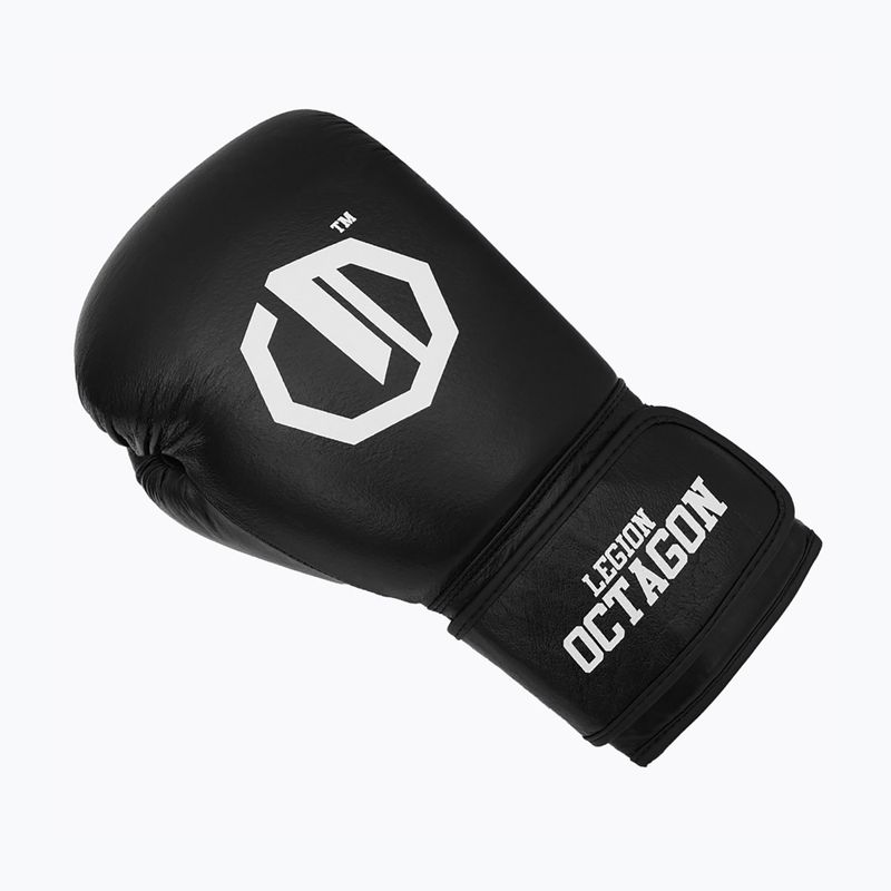 Боксови ръкавици Octagon Legion Authority black/white 3