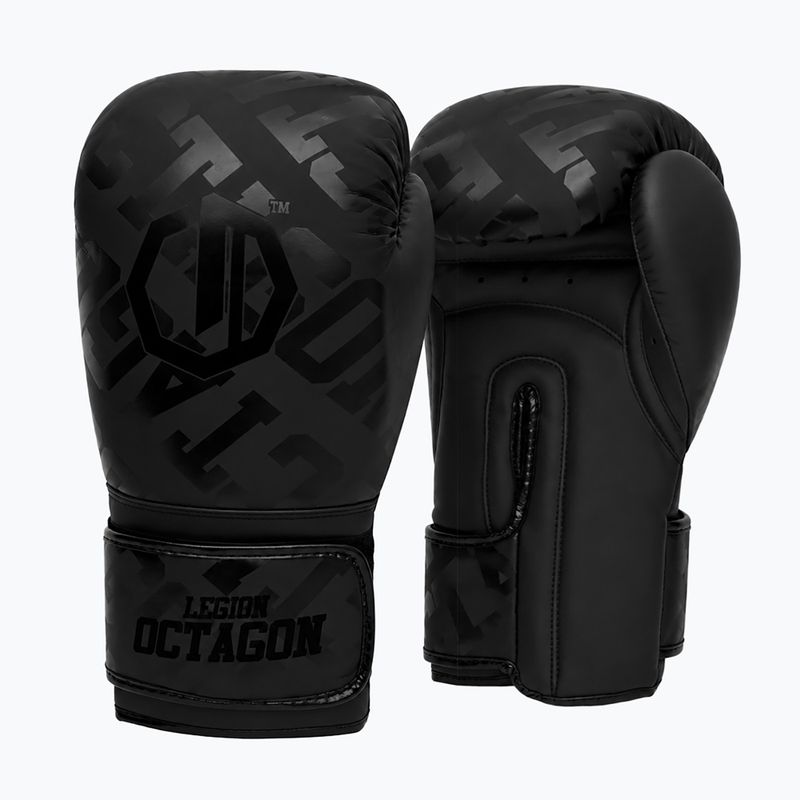 Боксови ръкавици Octagon Legion Eclipse black 2