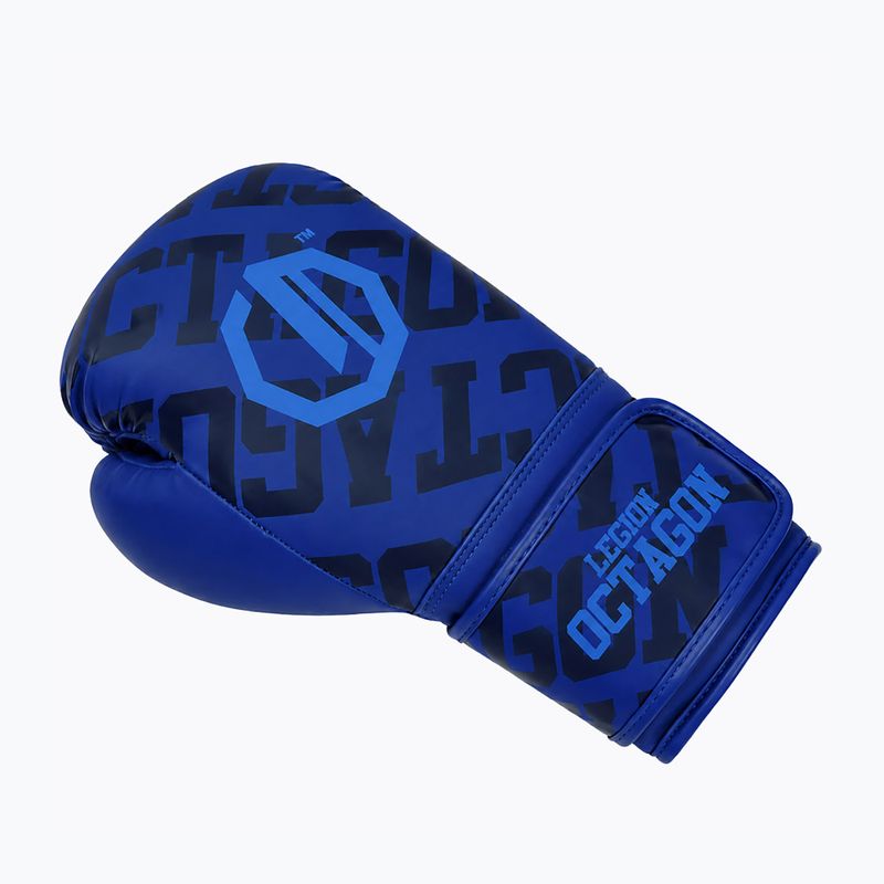 Боксови ръкавици Octagon Legion Eclipse blue 3