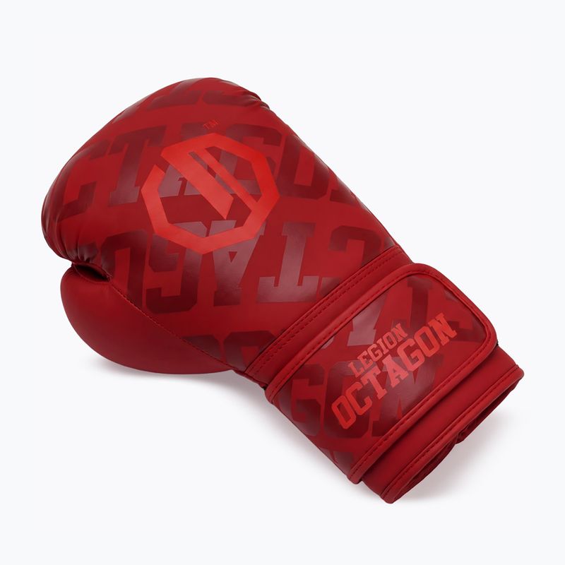Боксови ръкавици Octagon Legion Eclipse red 3