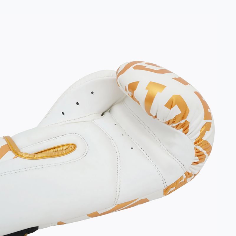 Боксови ръкавици Octagon Legion Eclipse white/gold 4