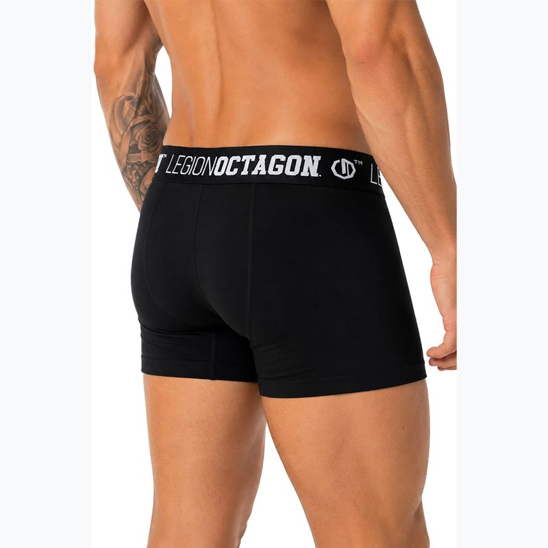 Мъжки боксерки Octagon Legion Caption 3 pack black 3