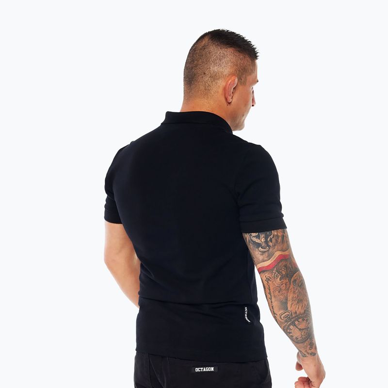 Мъжка поло тениска Octagon Legion HFT Polo black 2
