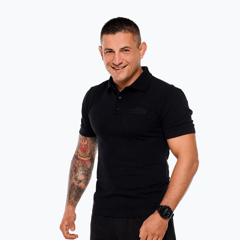 Мъжка поло тениска Octagon Legion HFT Polo black 3