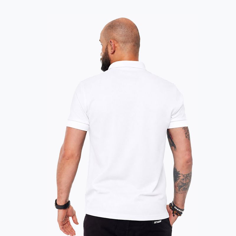 Мъжка поло тениска Octagon Legion HFT Polo white 2