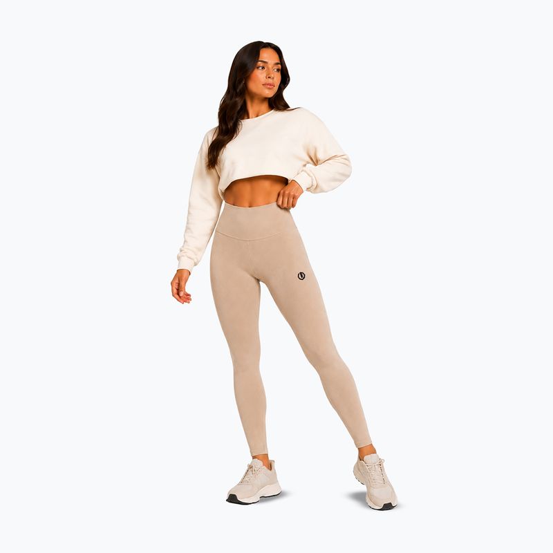 Дамски тренировъчен клин Octagon Legion Ribber beige 2
