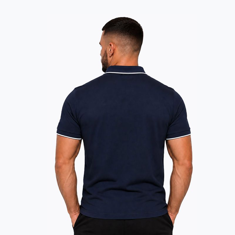 Мъжка поло тениска Octagon Legion Tipped Small Logo 3D Polo dark navy 2