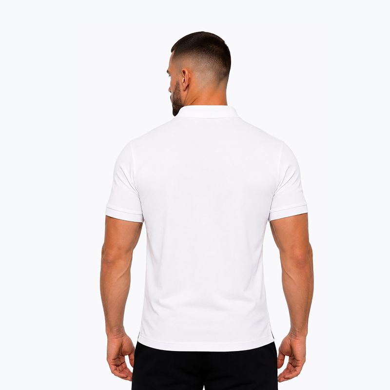 Мъжка поло тениска Octagon Legion Small Logo 3D Polo white 2