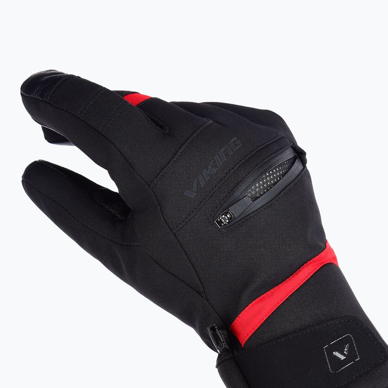 Ски ръкавици Viking Kuruk 2.0 black/red 3