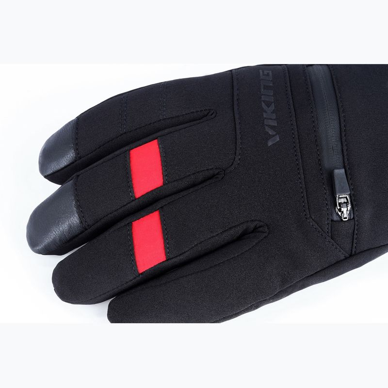 Ски ръкавици Viking Kuruk 2.0 black/red 4