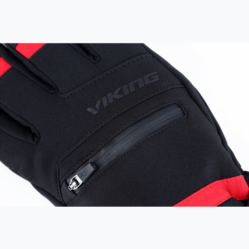 Ски ръкавици Viking Kuruk 2.0 black/red 5