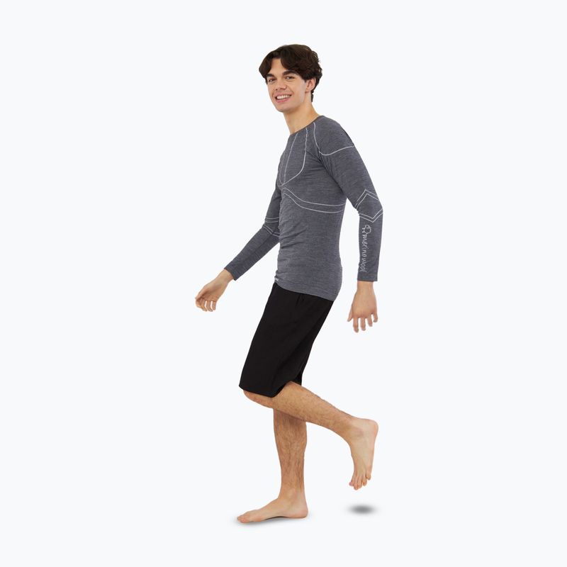 Мъжка термоактивна блуза с дълъг ръкав Viking Lan Pro dark grey/light grey 2