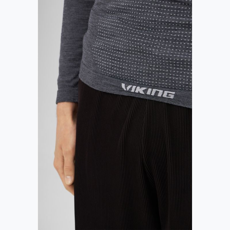Мъжка термоактивна блуза с дълъг ръкав Viking Lan Pro dark grey/light grey 6