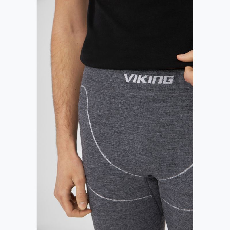 Мъжки термоактивни панталони Viking Lan Pro dark grey/light grey 3