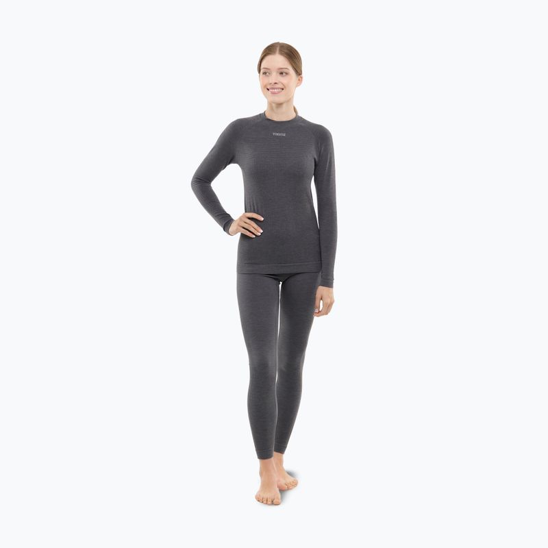 Дамски комплект термоактивно бельо Viking Tende dark grey