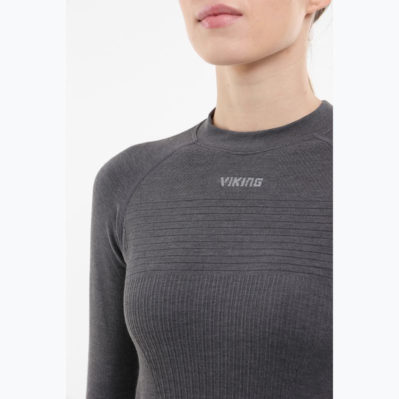 Дамска термоактивна блуза Viking Tende dark grey 4
