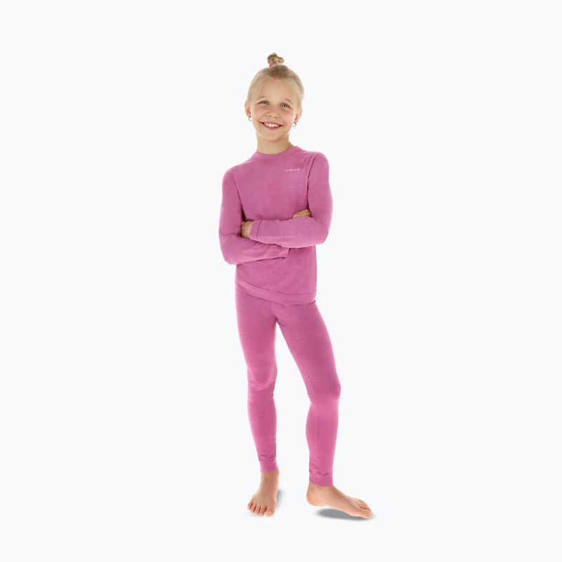 Детски комплект термоактивно бельо Viking Flam pink