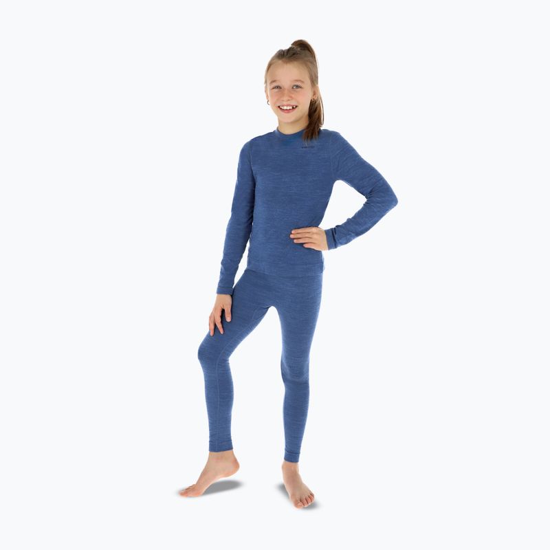 Детски комплект термоактивно бельо Viking Flam light blue