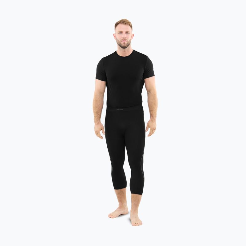 Мъжки термоактивни панталони Viking Eiger 2.0 3/4 black/grey 2