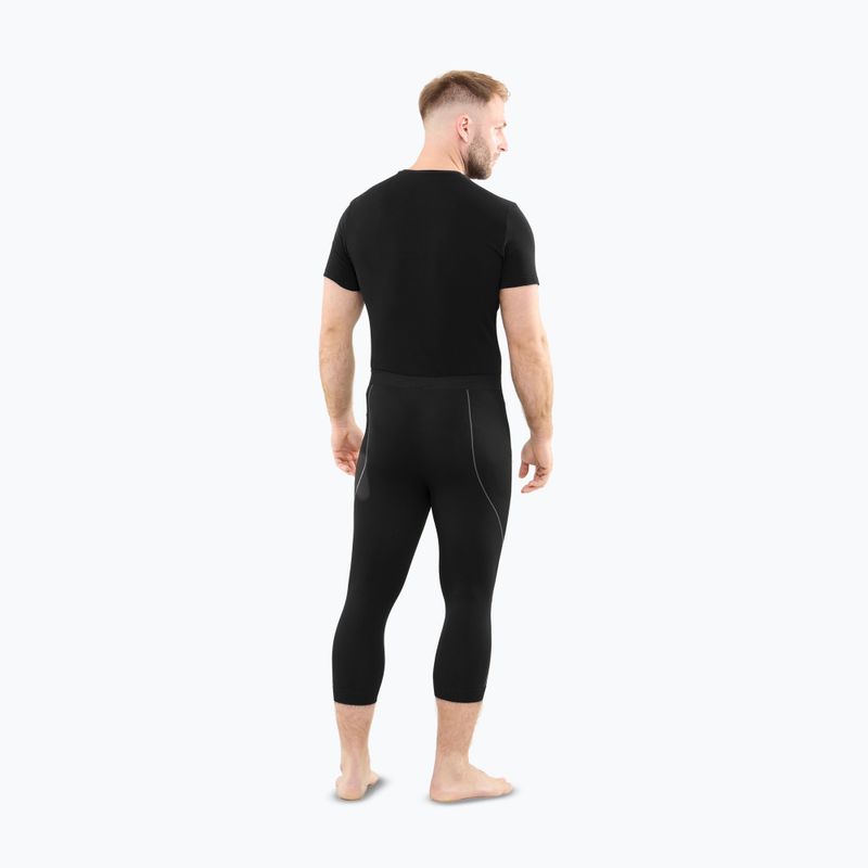 Мъжки термоактивни панталони Viking Eiger 2.0 3/4 black/grey 3