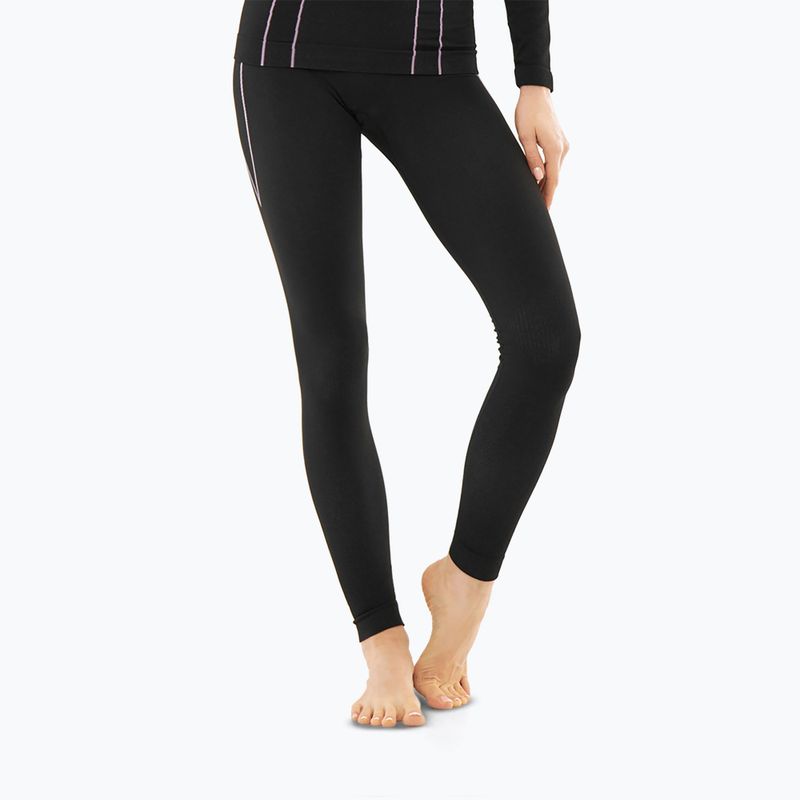 Дамски термоактивни панталони Viking Etna 2.0 black/purple