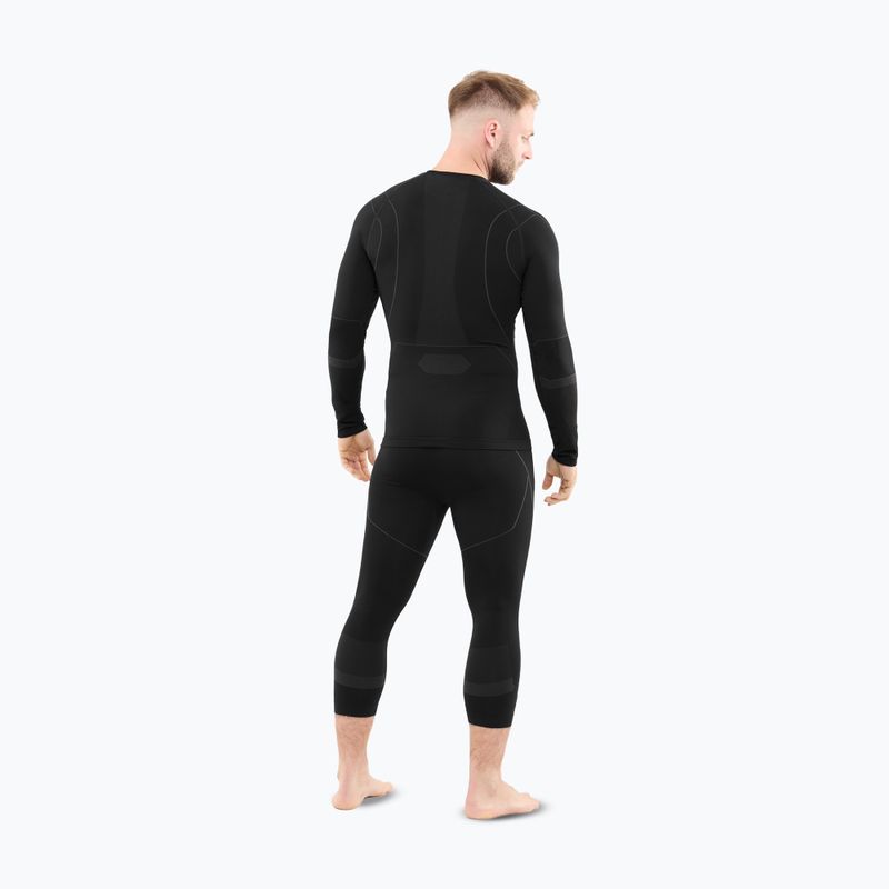 Мъжки комплект термобельо Viking Gary 3/4 black 3