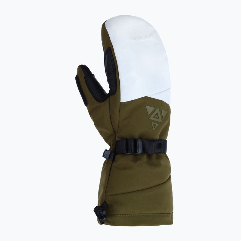 Скиорски ръкавици Viking Norvik Pro Mitten Freeride olive/white 2