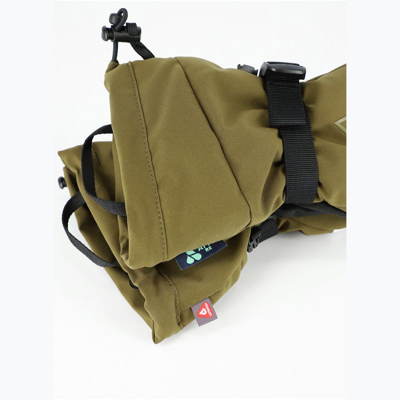 Скиорски ръкавици Viking Norvik Pro Mitten Freeride olive/white 6