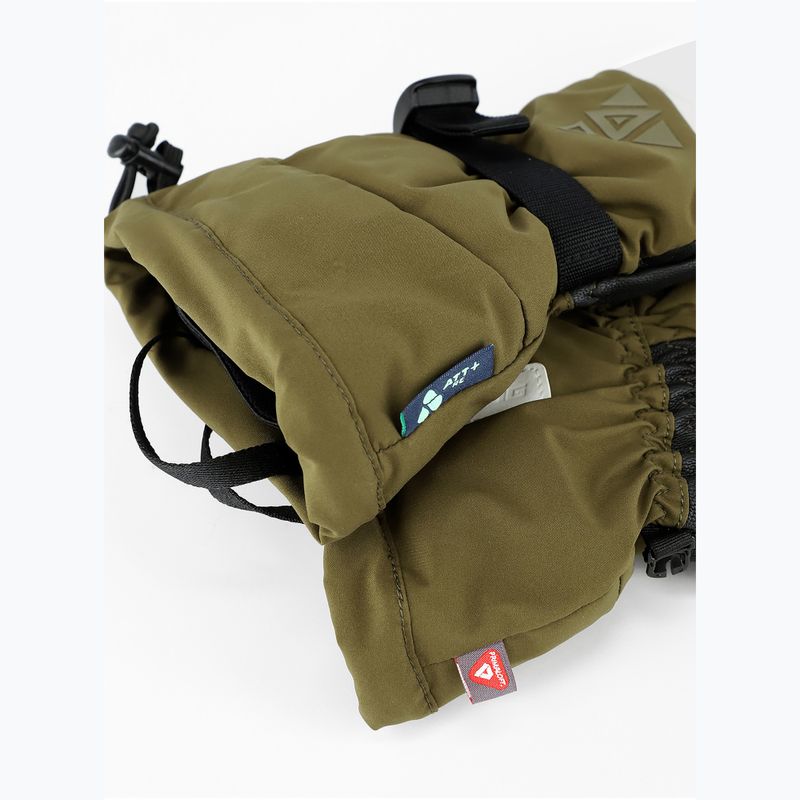 Скиорски ръкавици Viking Norvik Pro Lobster Freeride olive/white 5