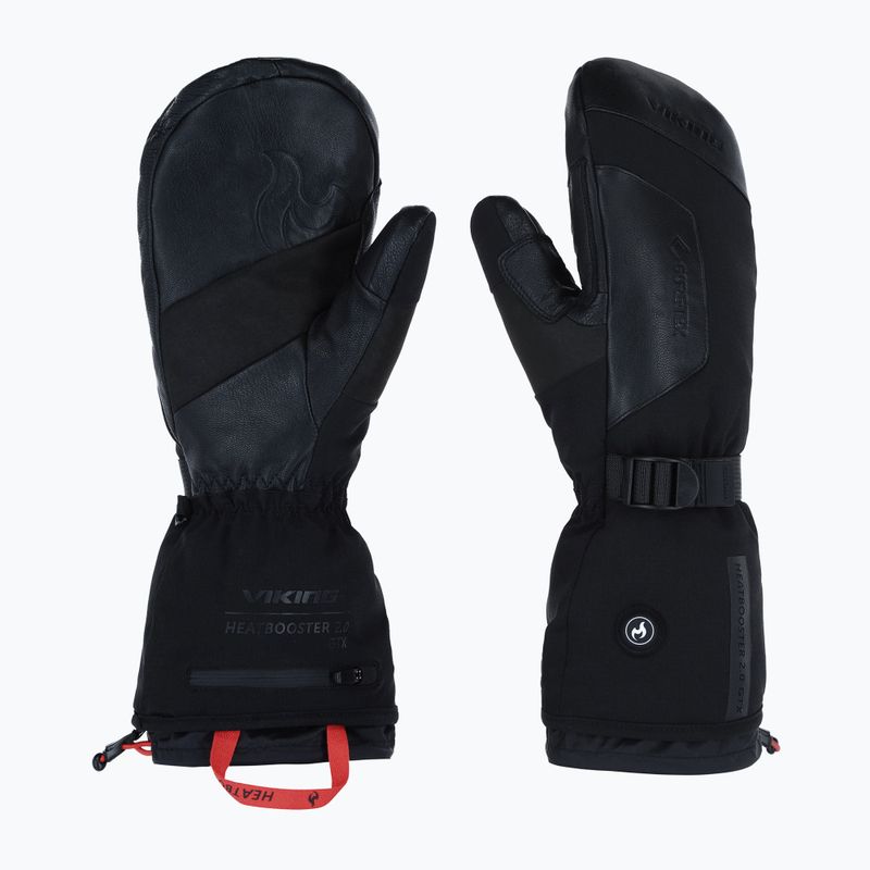 Скиорски ръкавици Viking Heatbooster 2.0 Gore-Tex Mitten black