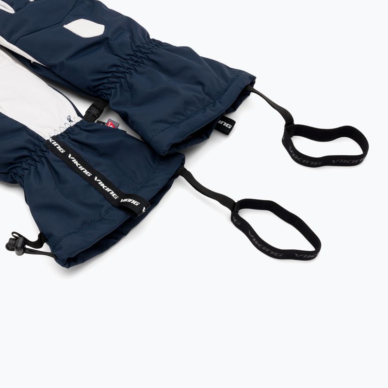 Мъжки скиорски ръкавици Viking Sven Ski navy/white leather 6