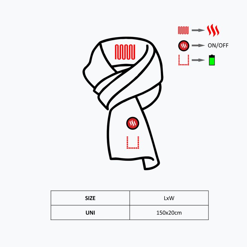 Glovii GA1B отопляем шал черен 9