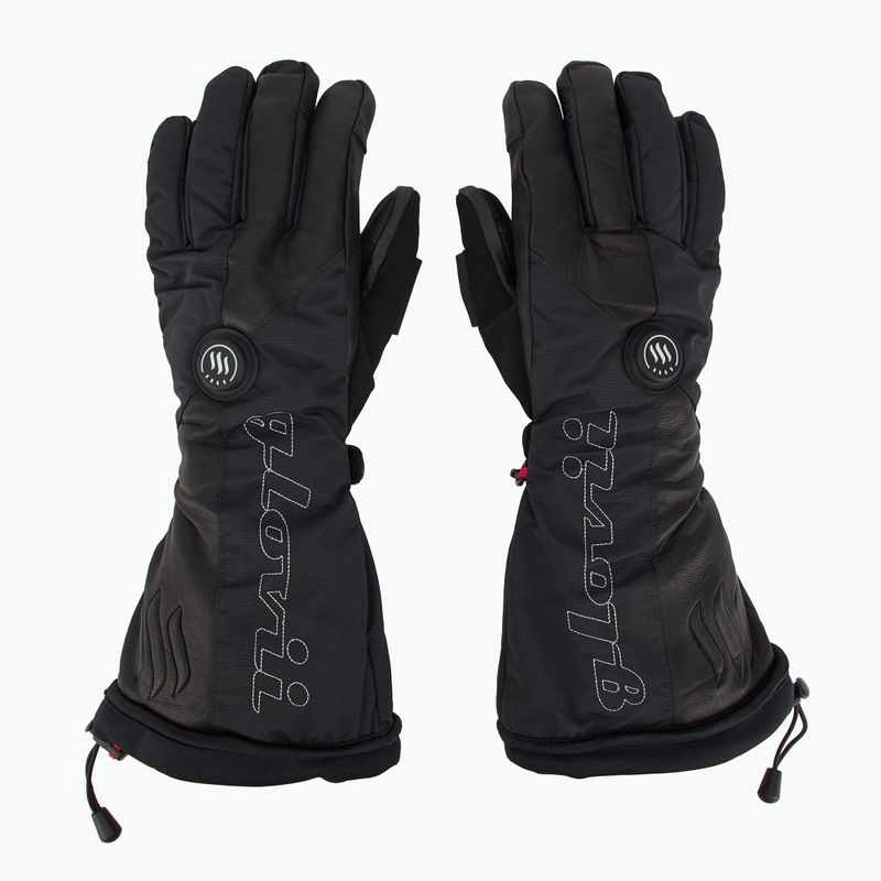 Glovia GS9 отопляеми ски ръкавици черни