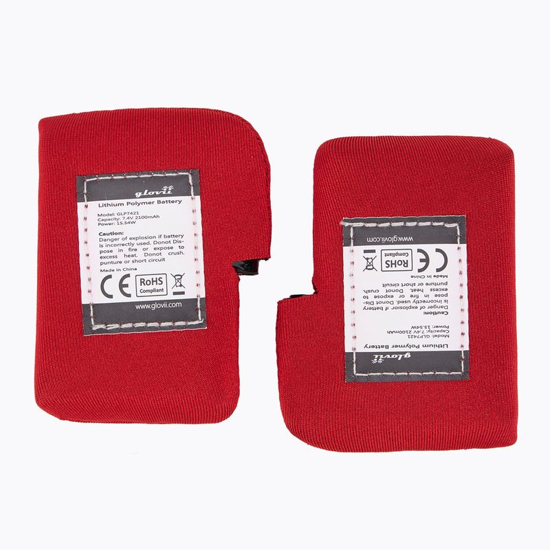 Glovia GS9 отопляеми ски ръкавици черни 9