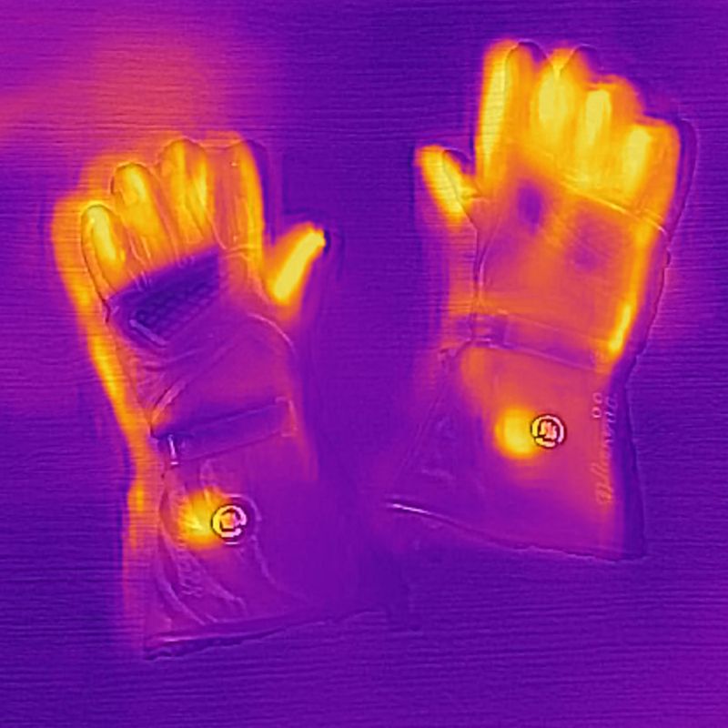 Glovii GS1 отопляеми ръкавици черни 10