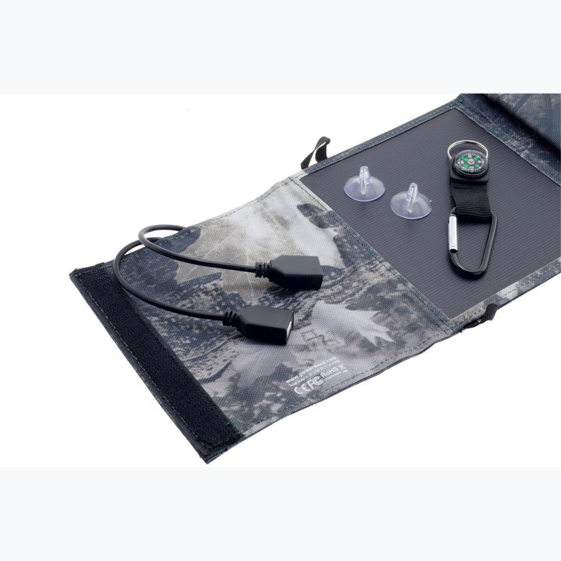 PowerNeed ES-5 18W слънчев панел, черен 2