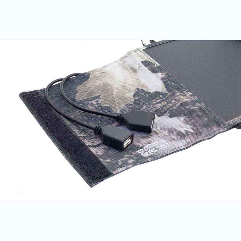 PowerNeed ES-5 18W слънчев панел, черен 3