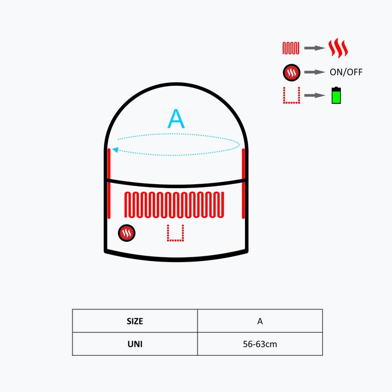 Glovii GHB отопляема качулка черна 8