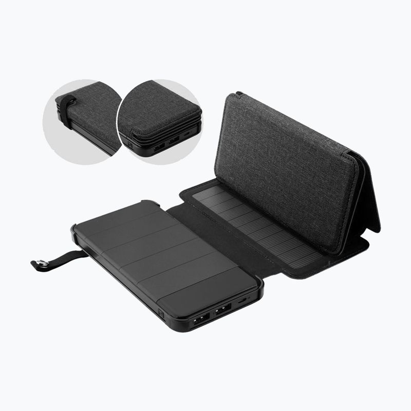 PowerNeed соларна батерия 8000mAh черна 9