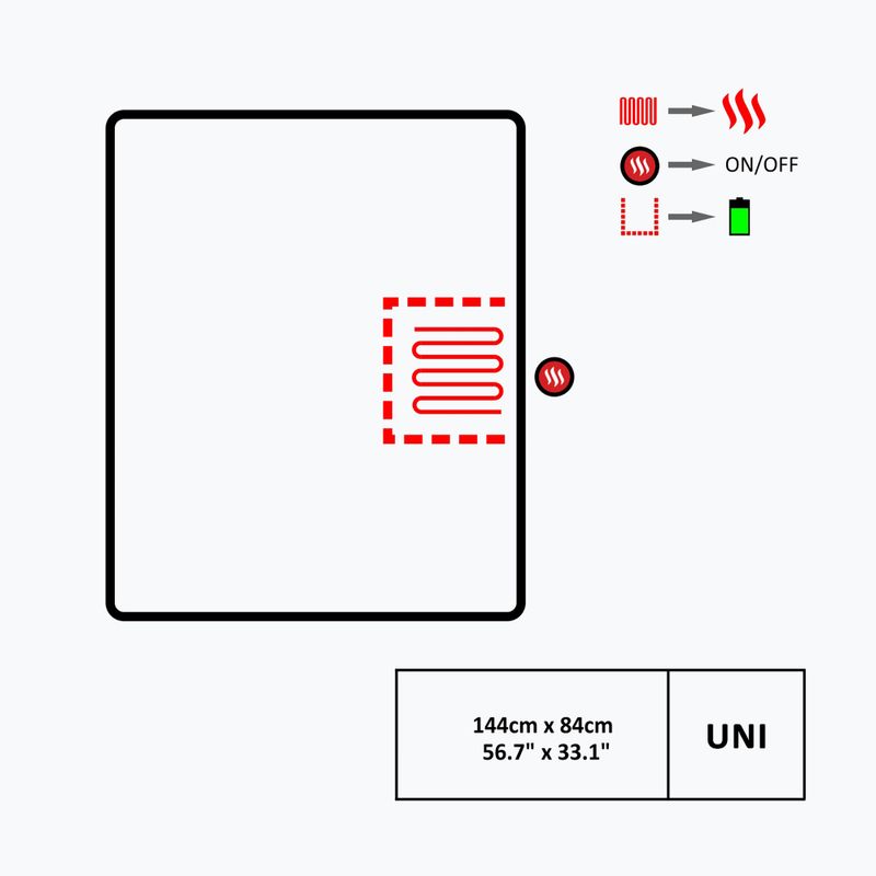 Glovia GB2G сиво отопляемо одеяло 7