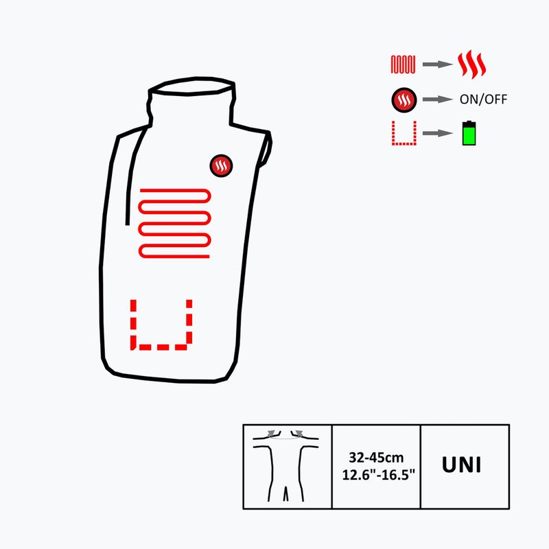 Glovii GA2M нагревател за врата черен 10