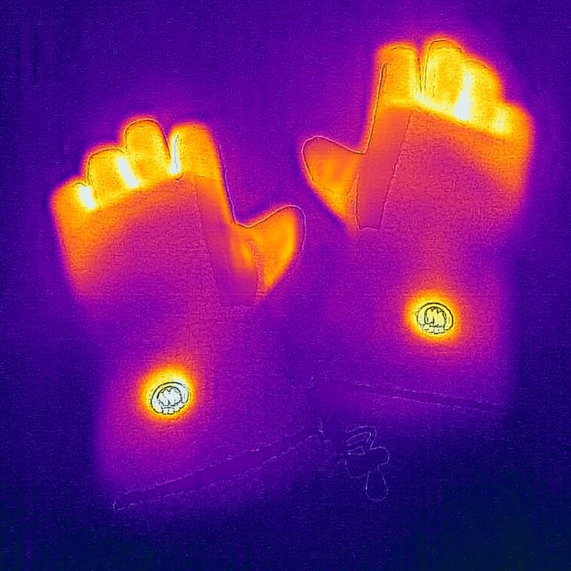 Glovii GS3 бежови отопляеми ръкавици 9