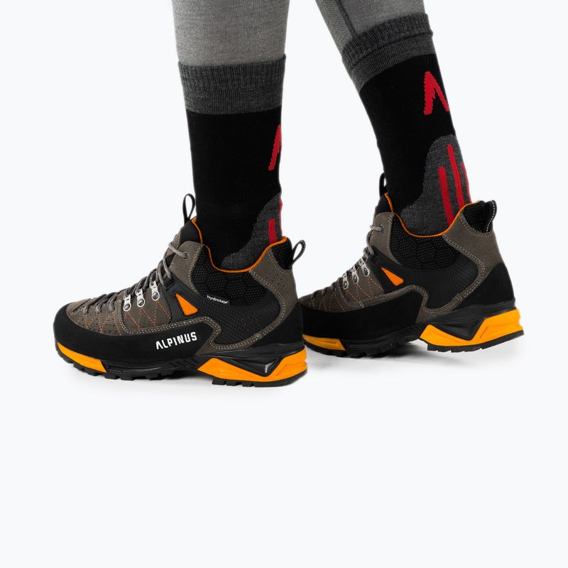 Alpinus мъжки ботуши за трекинг The Ridge Mid Pro anthracite/orange 4