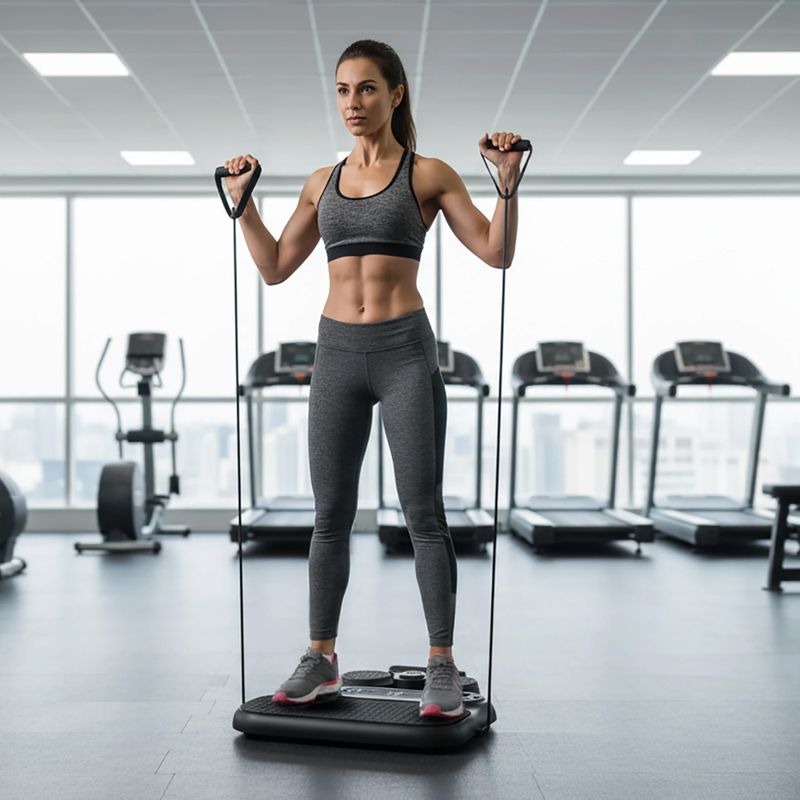 Мултифункционална платформа за упражнения с въжета HMS DBP01 black 8