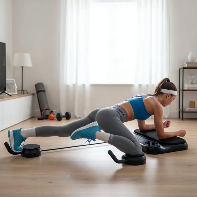 Многофункционална платформа за упражнения с въжета HMS DBP01 black 9