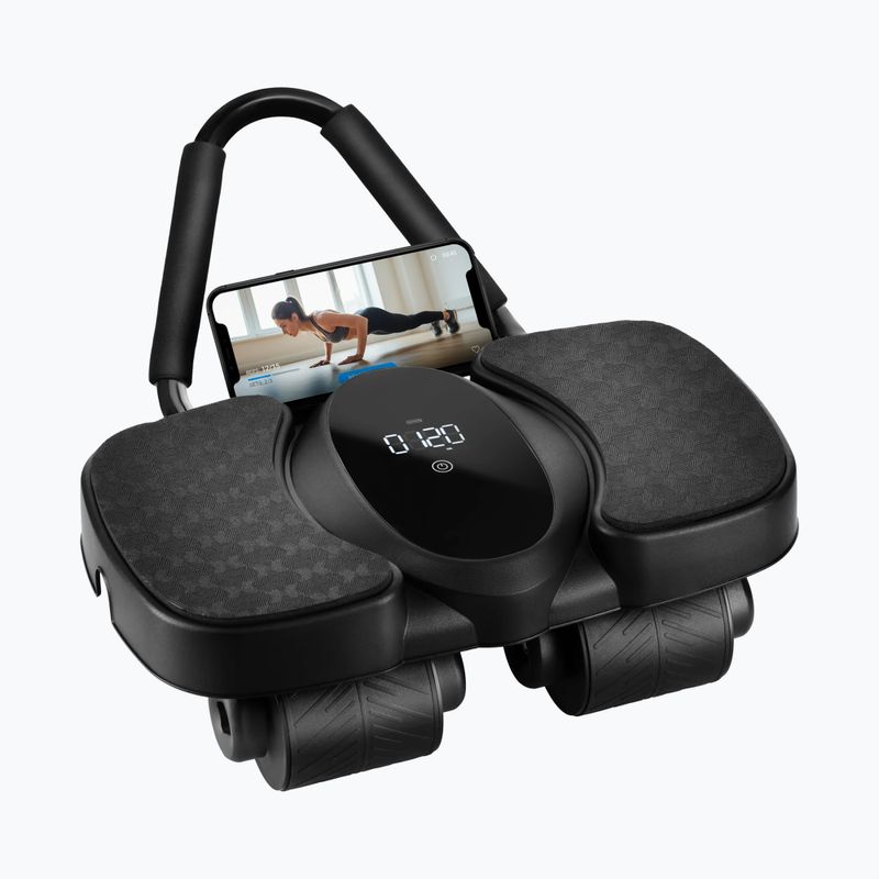 Автоматично колело за тренировка на коремни мускули с опора и дисплей HMS KA40 black 6